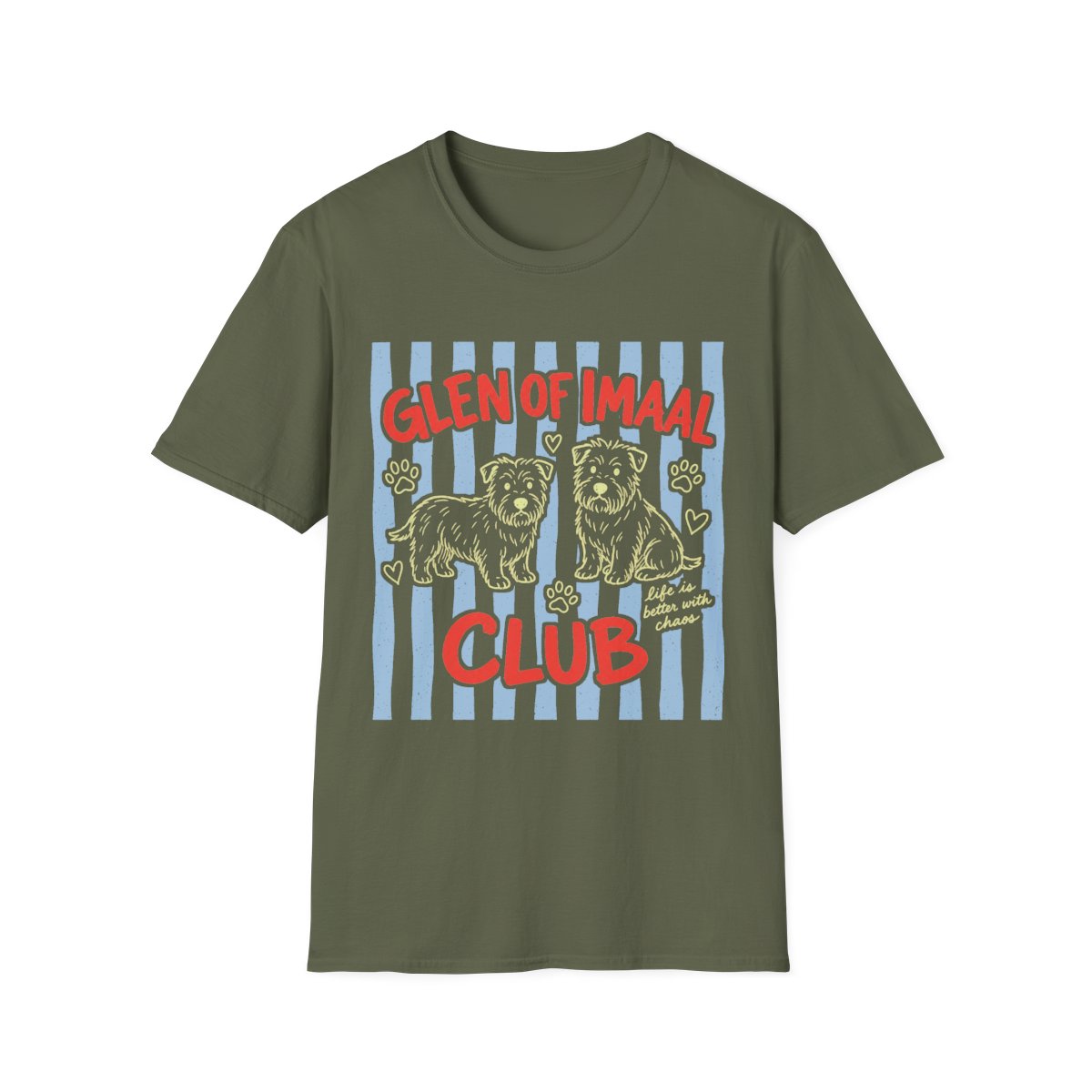 Glen Of Imaal Club Tee - Military Green
