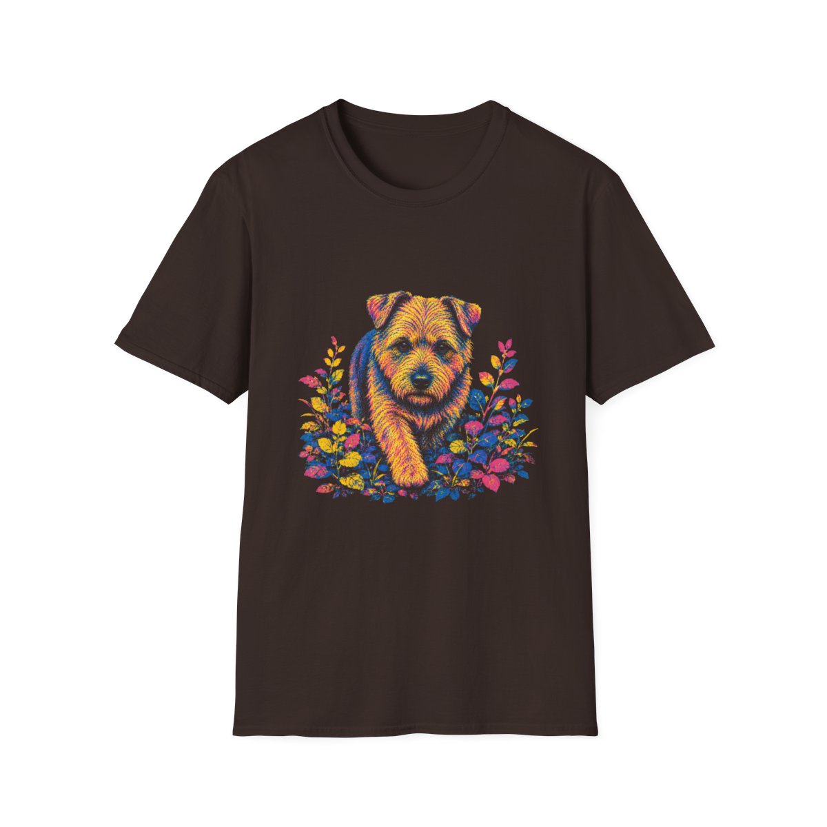Glen of Imaal Terrier Bold Spirit Tee - Dark Chocolate