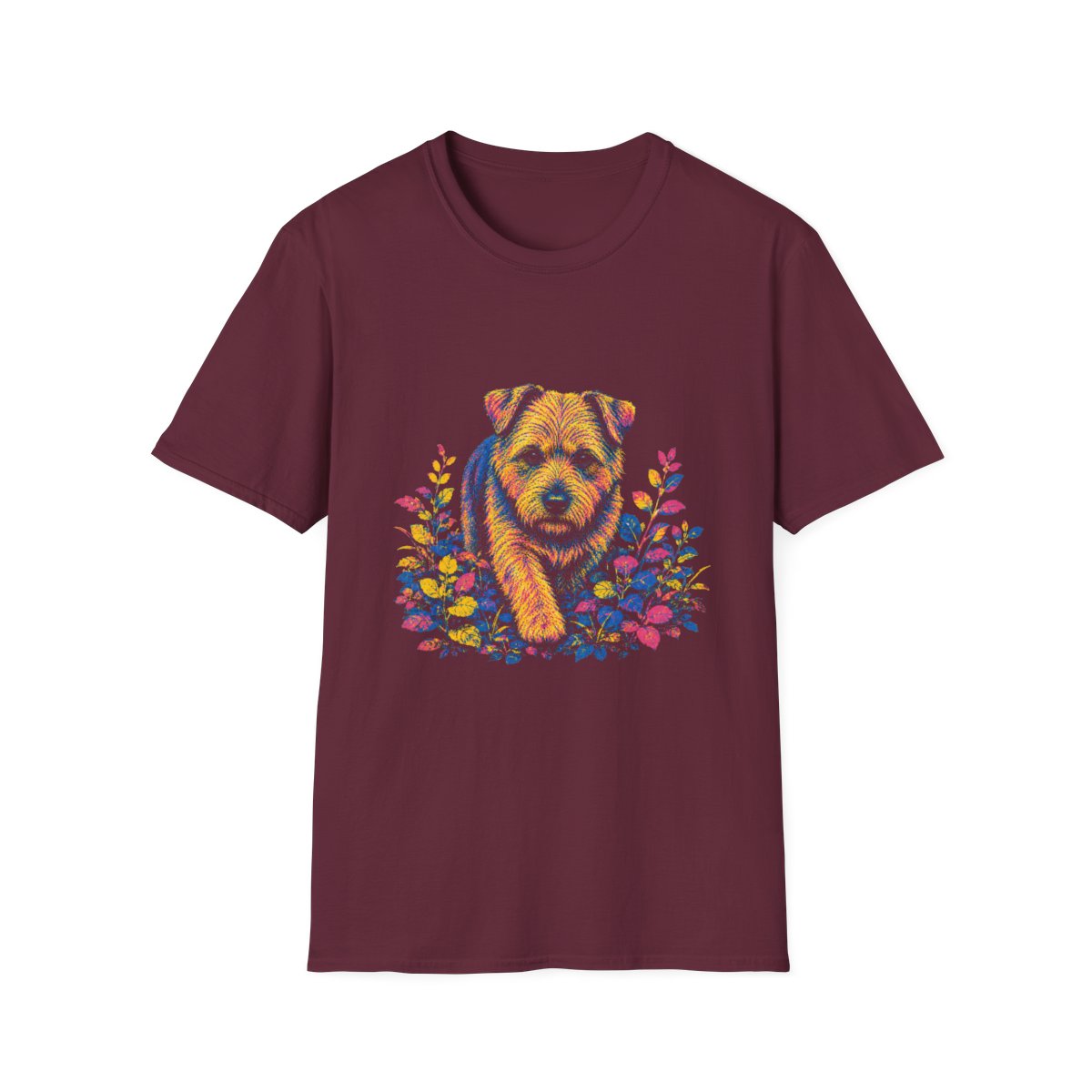 Glen of Imaal Terrier Bold Spirit Tee - Maroon