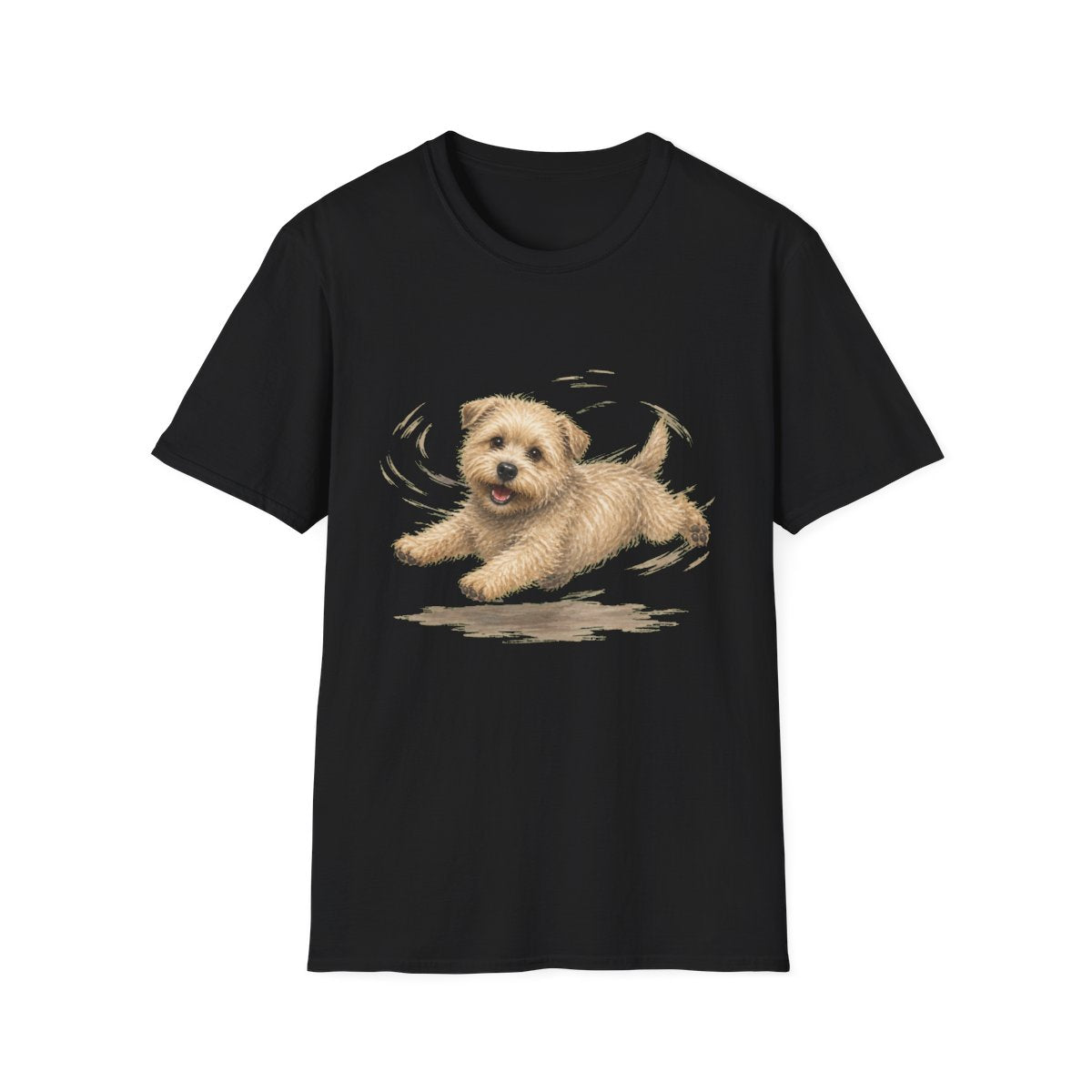 Glen of Imaal Terrier Certified Zoomies Champion Tee - Black