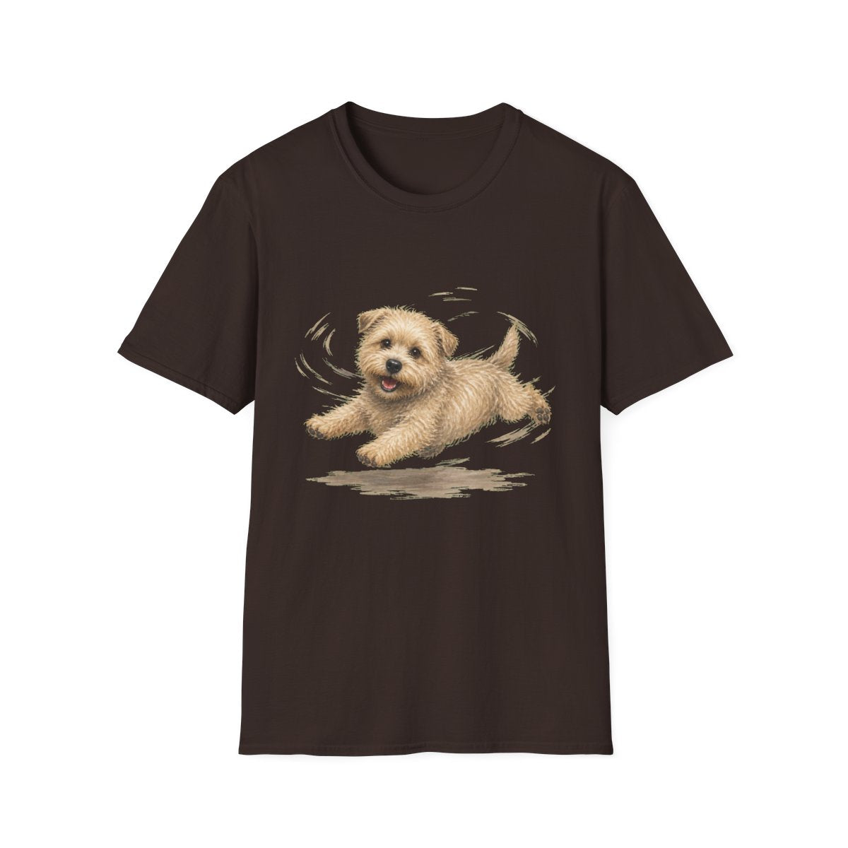 Glen of Imaal Terrier Certified Zoomies Champion Tee - Dark Chocolate