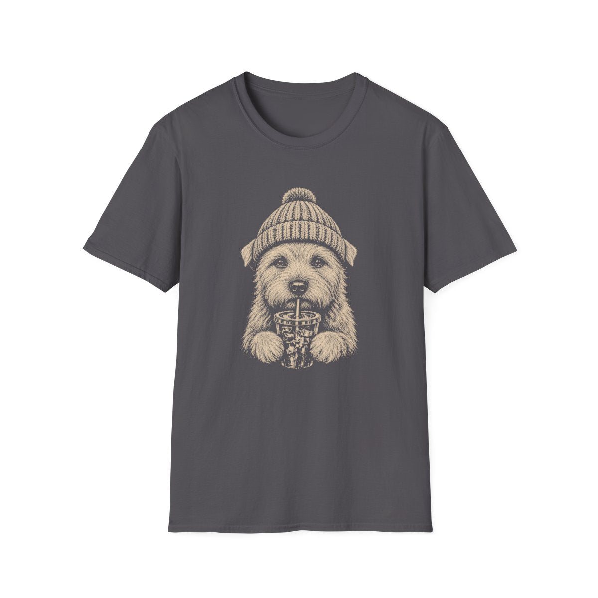 Glen of Imaal Terrier Cold Brew Tee - Charcoal