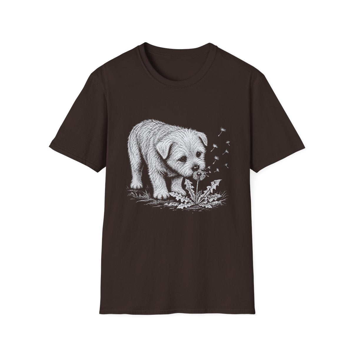 Glen of Imaal Terrier Make A Wish Tee - Dark Chocolate
