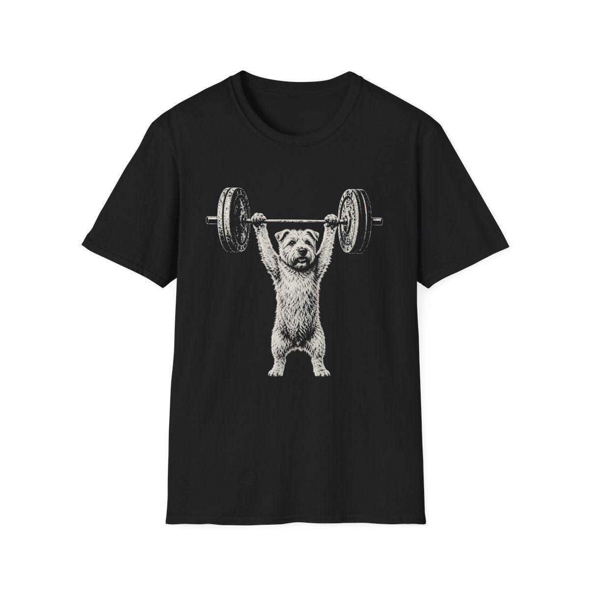 Glen of Imaal Terrier Powerlifting Tee - Black