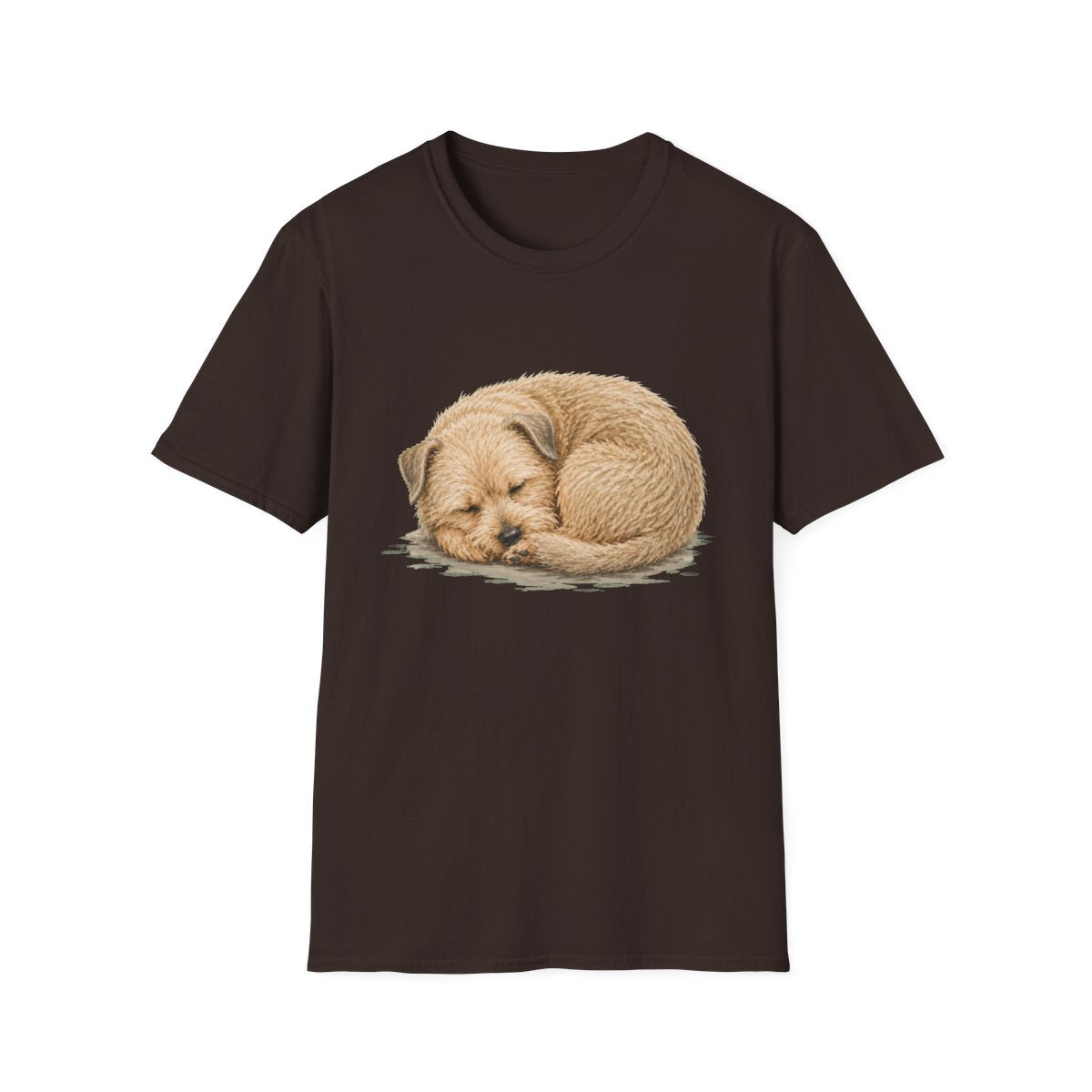Glen of Imaal Terrier Rest At Last Tee - Dark Chocolate