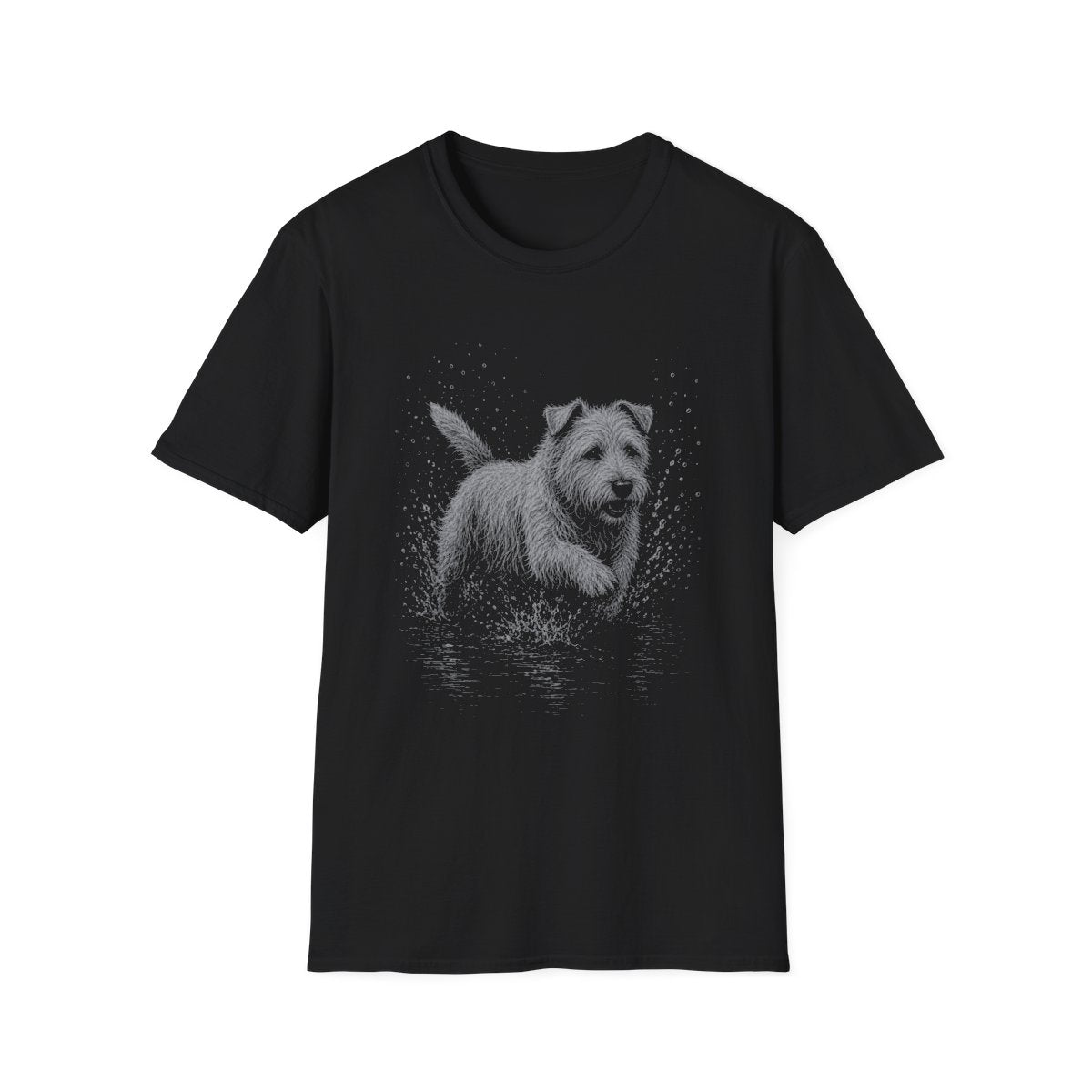 Glen of Imaal Terrier Water Run Tee - Black