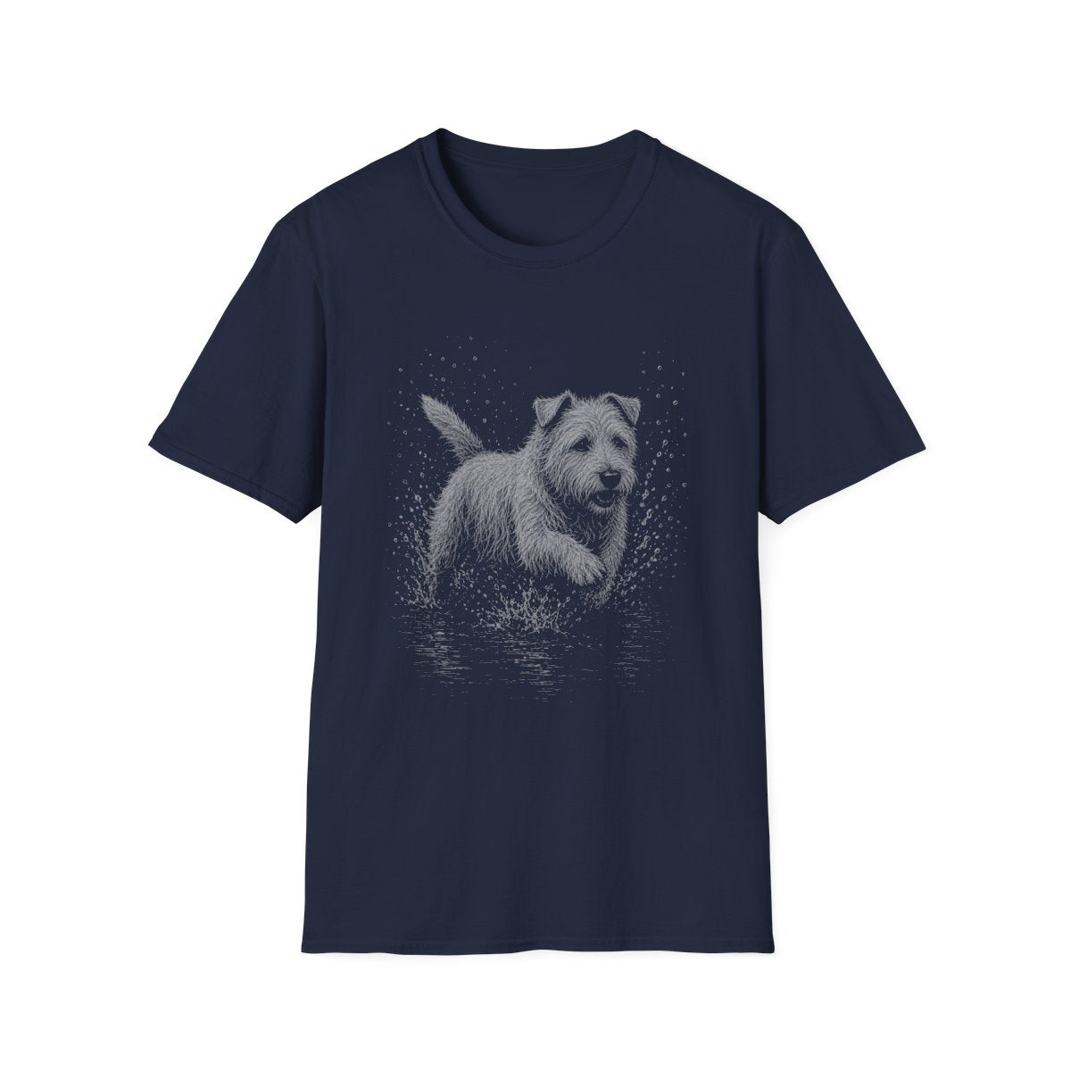 Glen of Imaal Terrier Water Run Tee - Navy