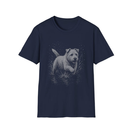 Glen of Imaal Terrier Water Run Tee - Navy
