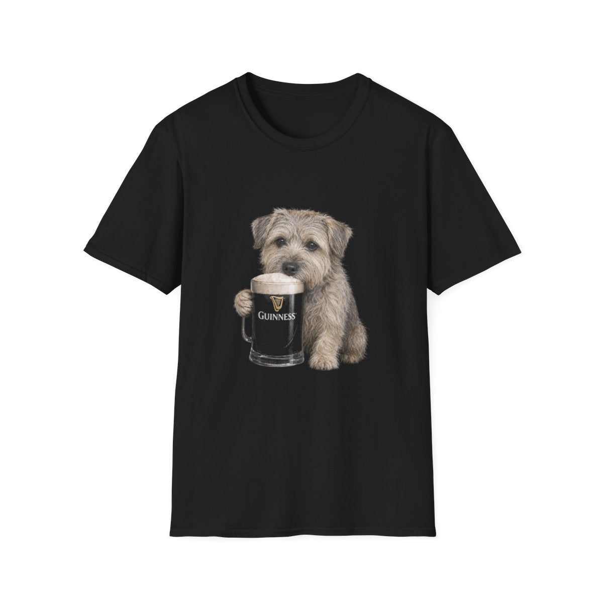 Glen of Imaal Terrier With A Pint Tee - Black