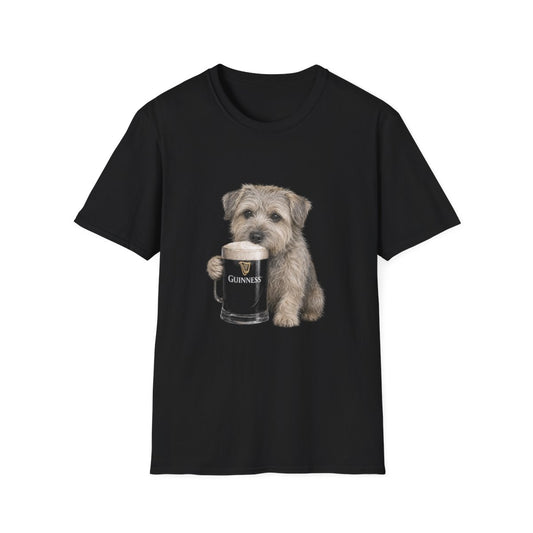 Glen of Imaal Terrier With A Pint Tee - Black