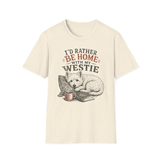 Homebody Westie Tee - Natural