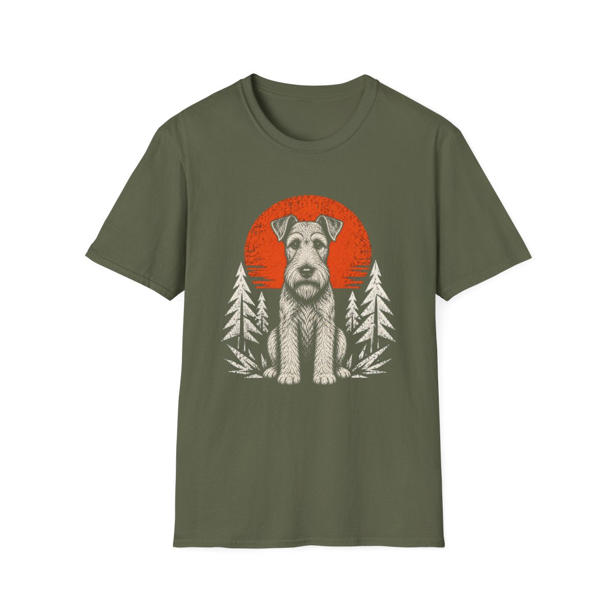Irish Terrier Adventure Club Tee - Military Green
