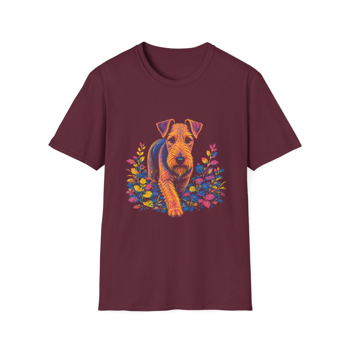 Irish Terrier Bold Spirit Tee - Maroon