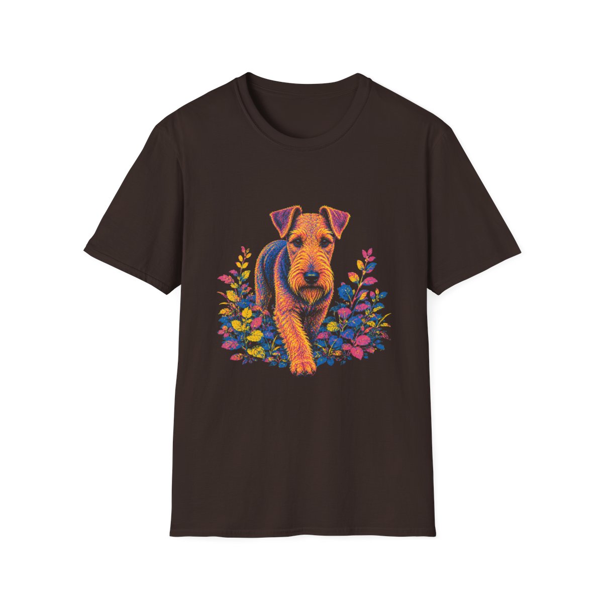 Irish Terrier Bold Spirit Tee - Dark Chocolate