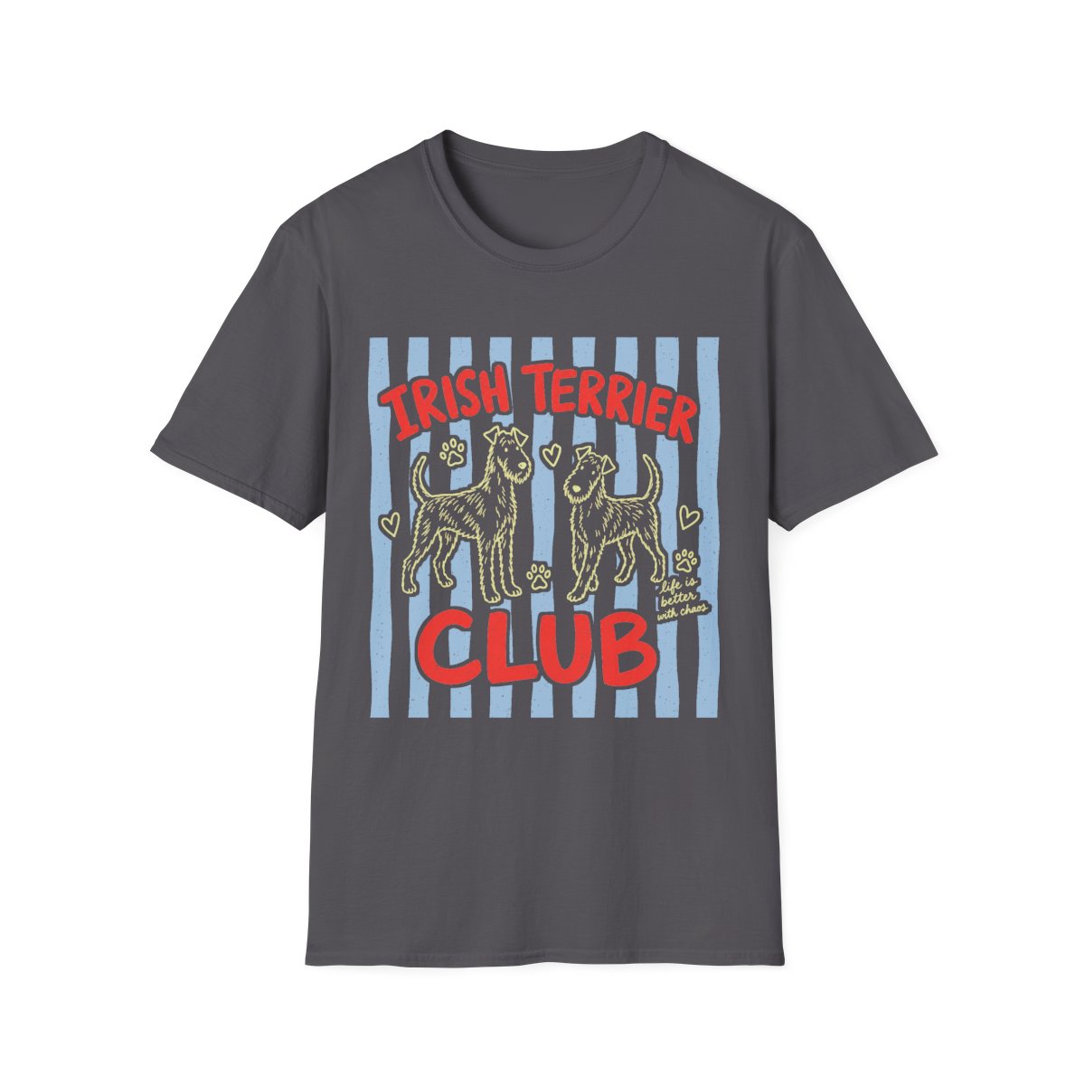 Irish Terrier Club Tee - Charcoal