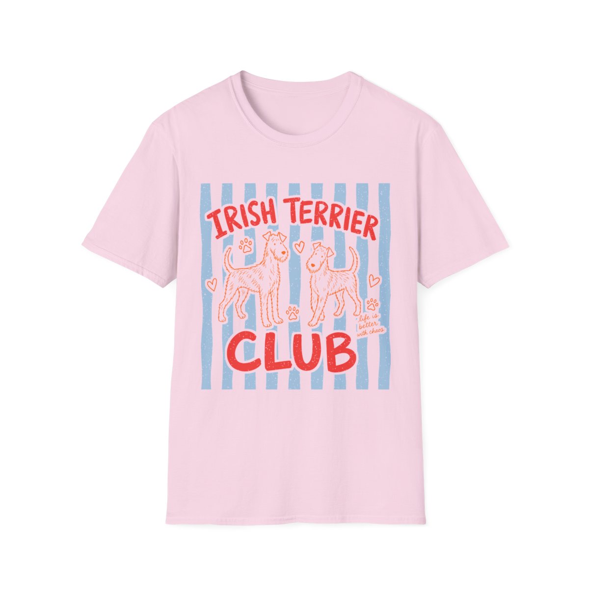 Irish Terrier Club Tee - Light Pink