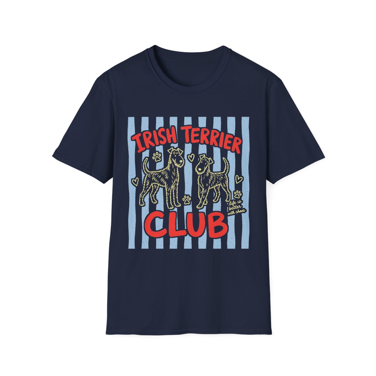 Irish Terrier Club Tee - Navy
