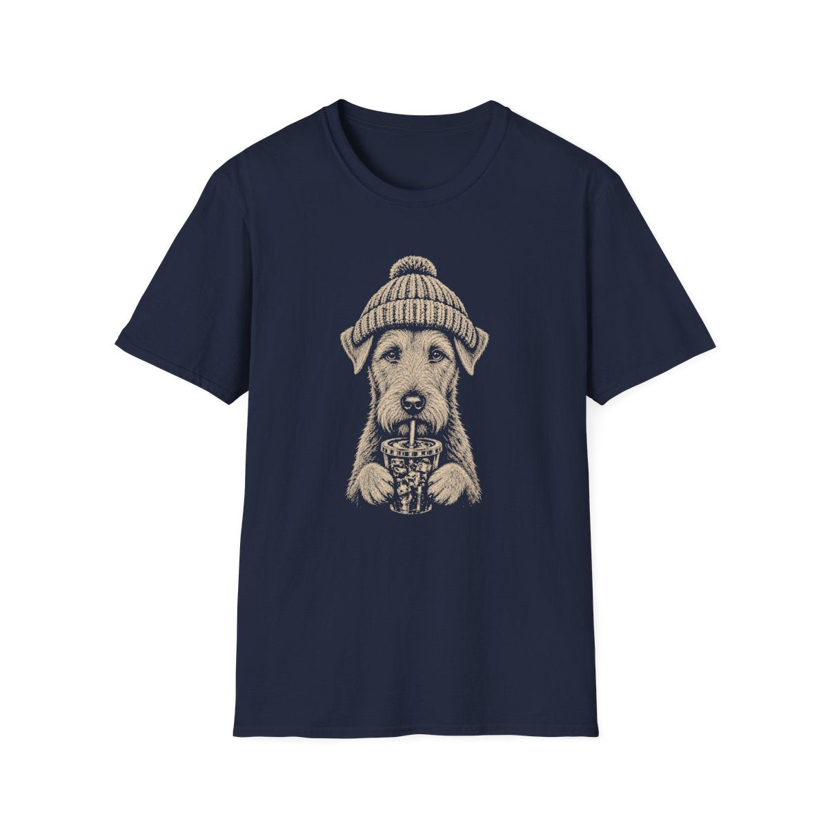 Irish Terrier Cold Brew Tee - Navy