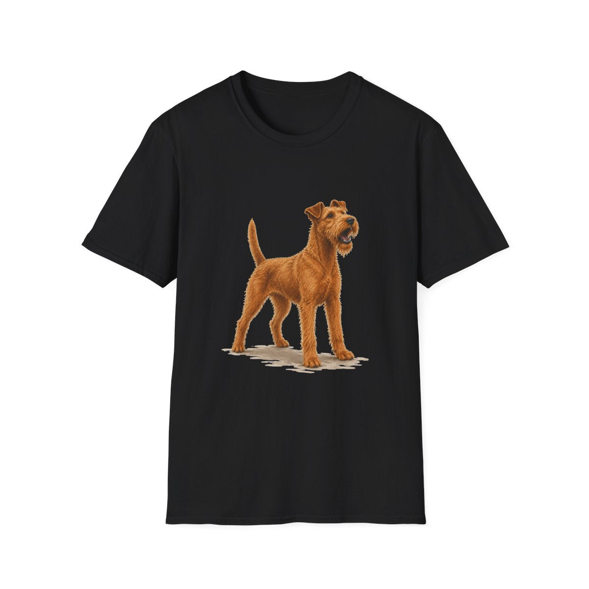 Irish Terrier Head Of Security Tee - Black