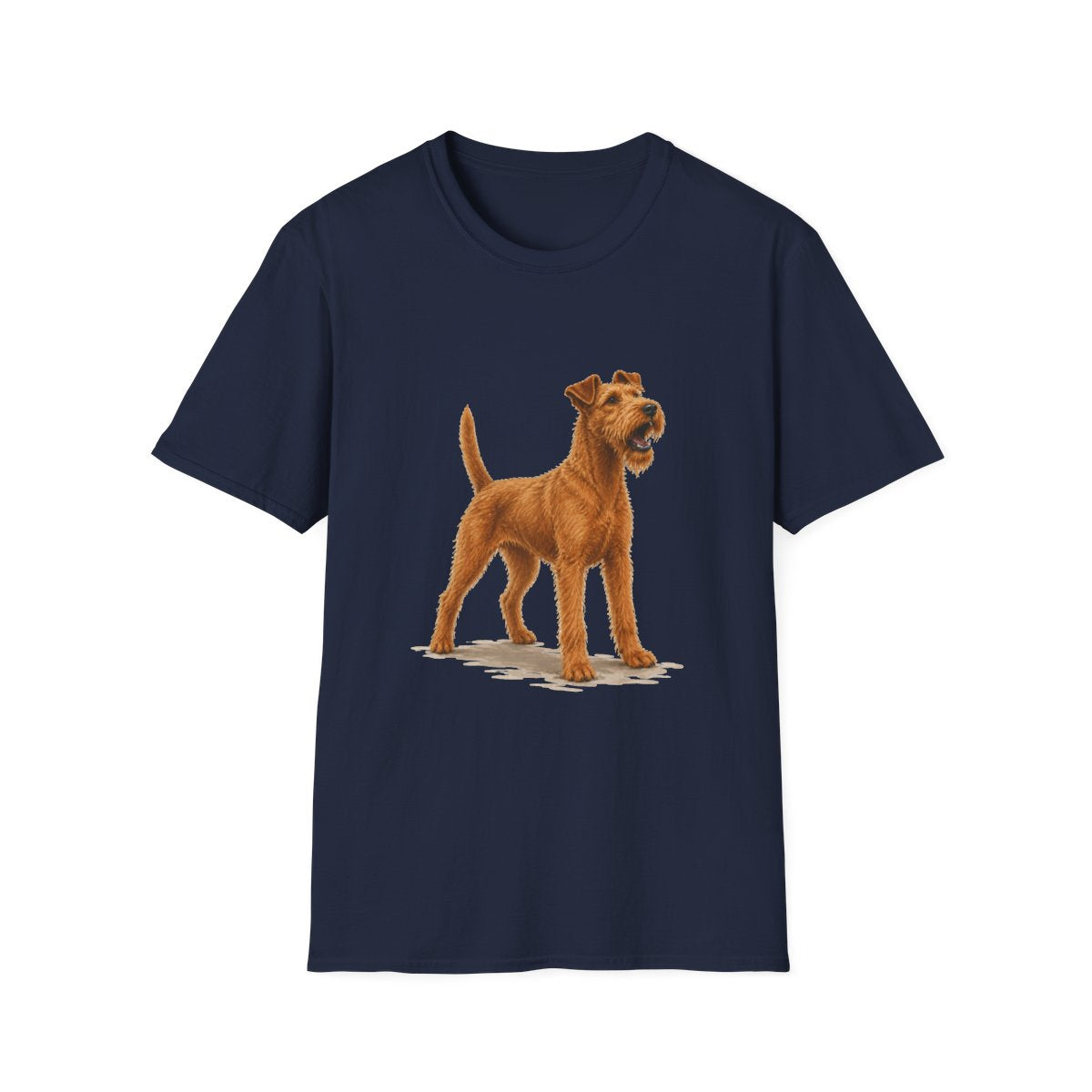 Irish Terrier Head Of Security Tee - Navy