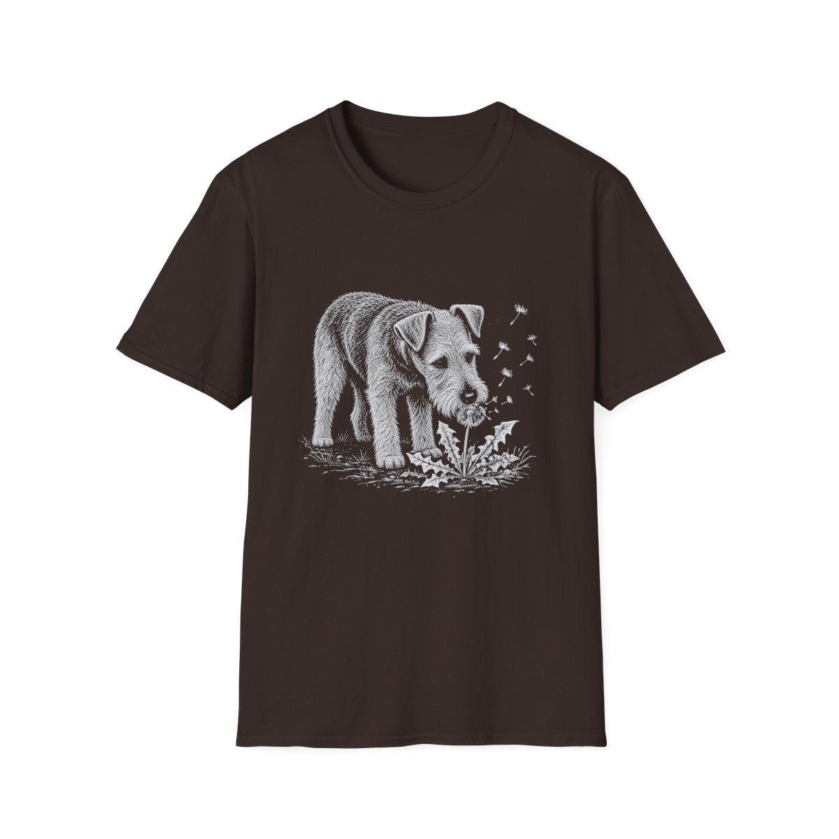Irish Terrier Make A Wish Tee - Dark Chocolate