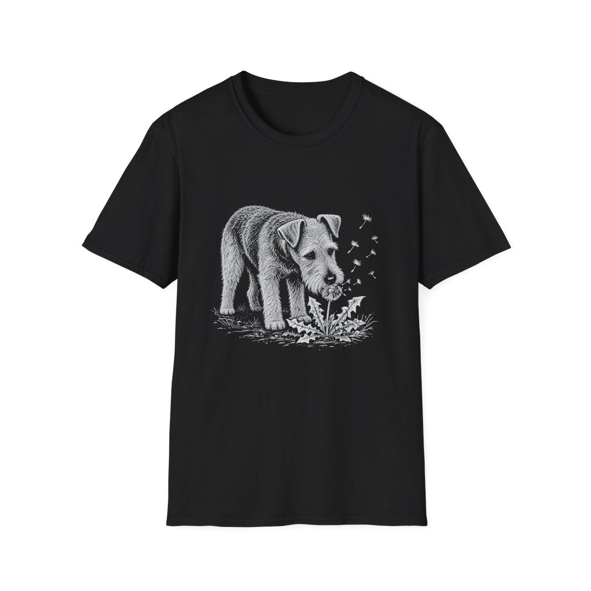 Irish Terrier Make A Wish Tee - Black