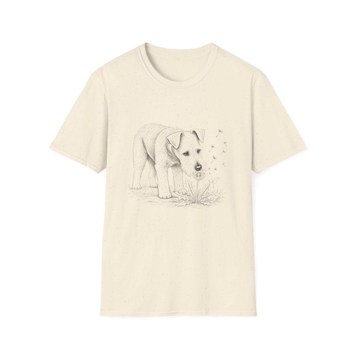 Irish Terrier Make A Wish Tee - Natural
