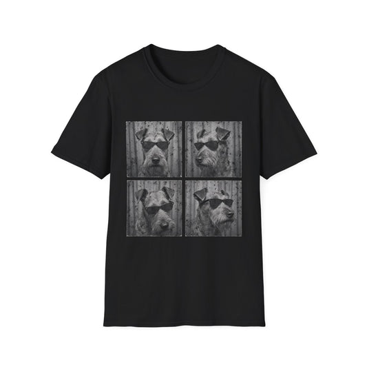 Irish Terrier Photo Booth Tee - Black