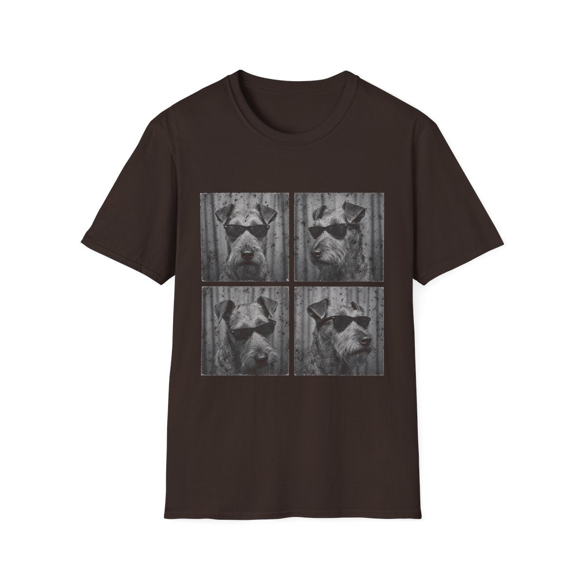 Irish Terrier Photo Booth Tee - Dark Chocolate