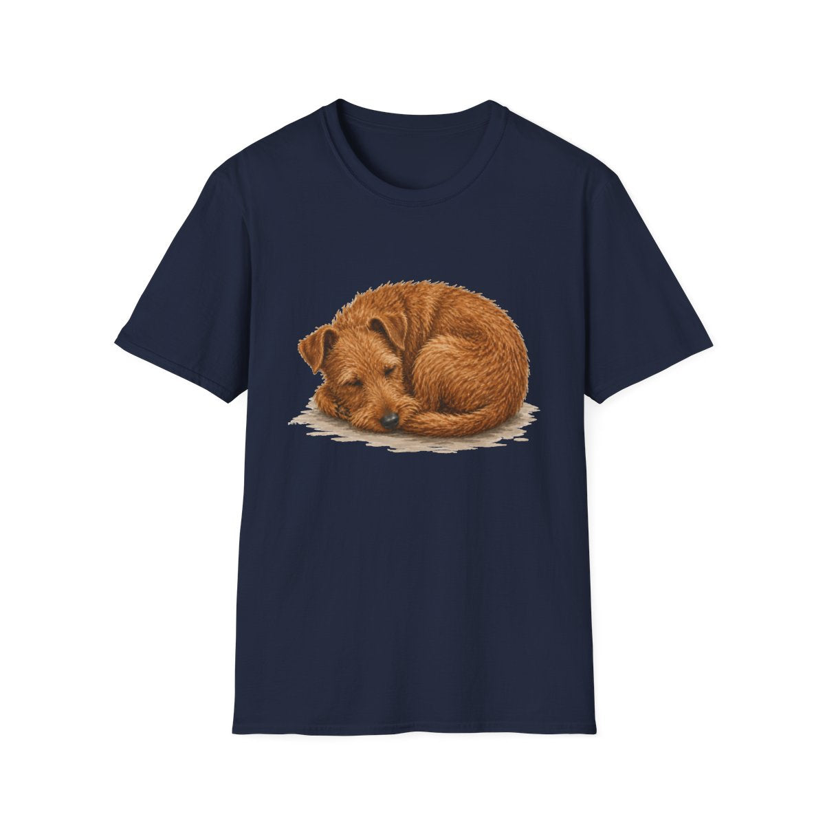 Irish Terrier Rest At Last Tee - Navy
