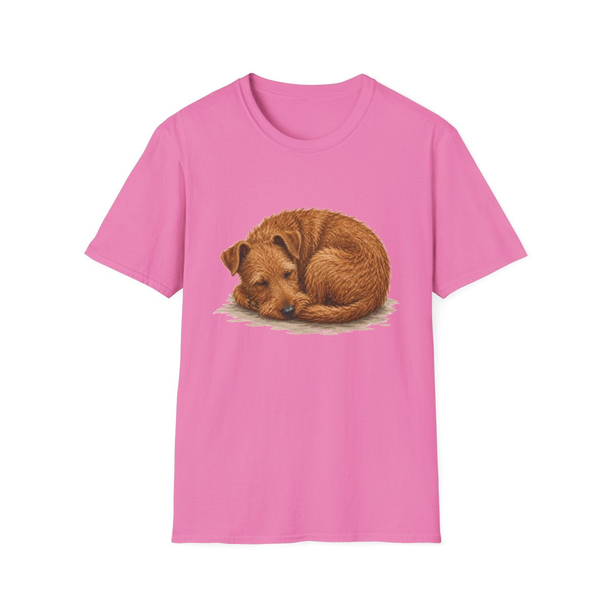 Irish Terrier Rest At Last Tee - Azalea