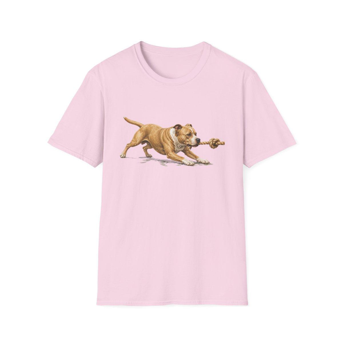 It's Mine American Pit Bull Terrier Tee - Light Pink