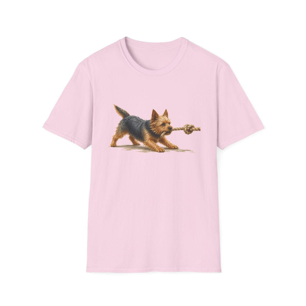 It's Mine Australian Terrier Tee - Light Pink