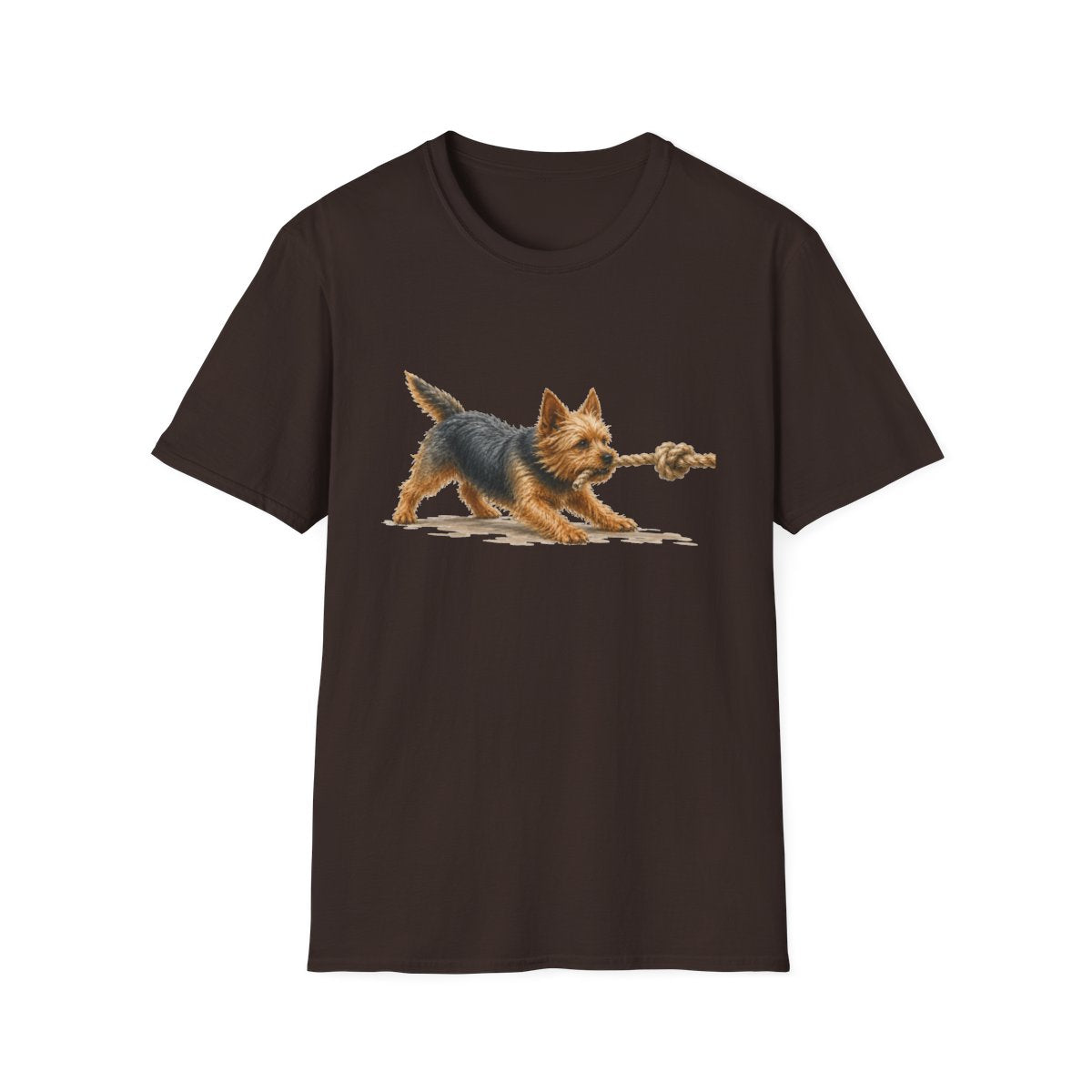 It's Mine Australian Terrier Tee - Dark Chocolate