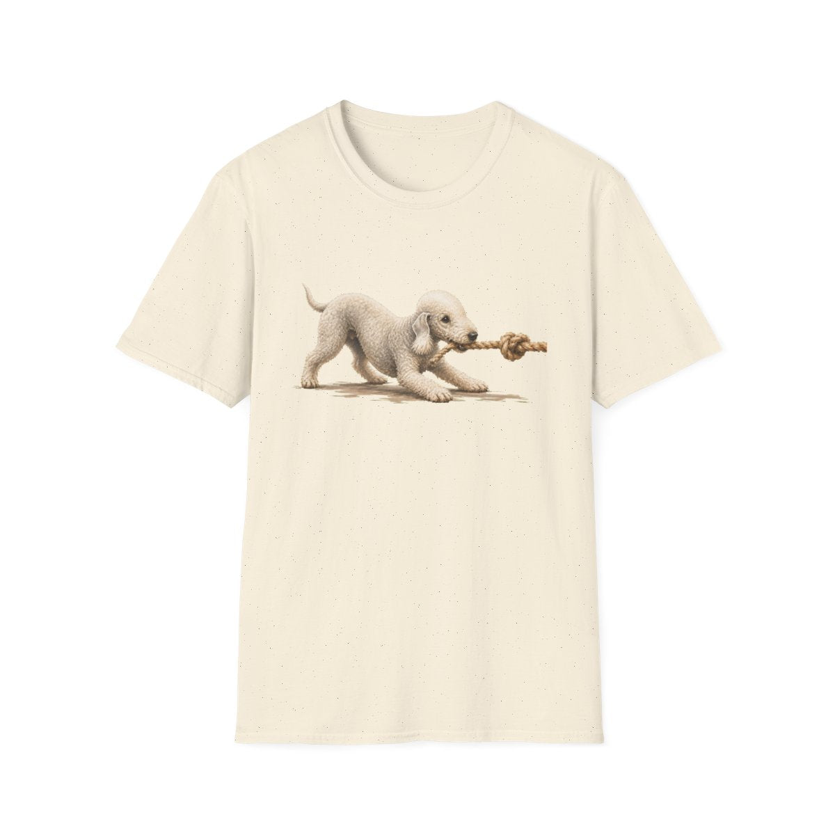 It's Mine Bedlington Terrier Tee - Natural