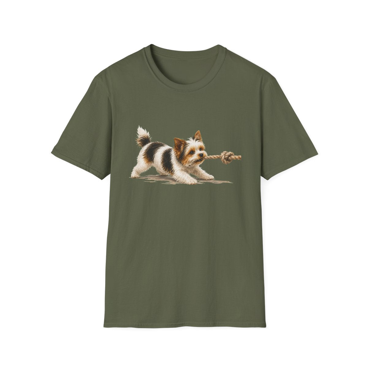 It's Mine Biewer Terrier Tee - Military Green