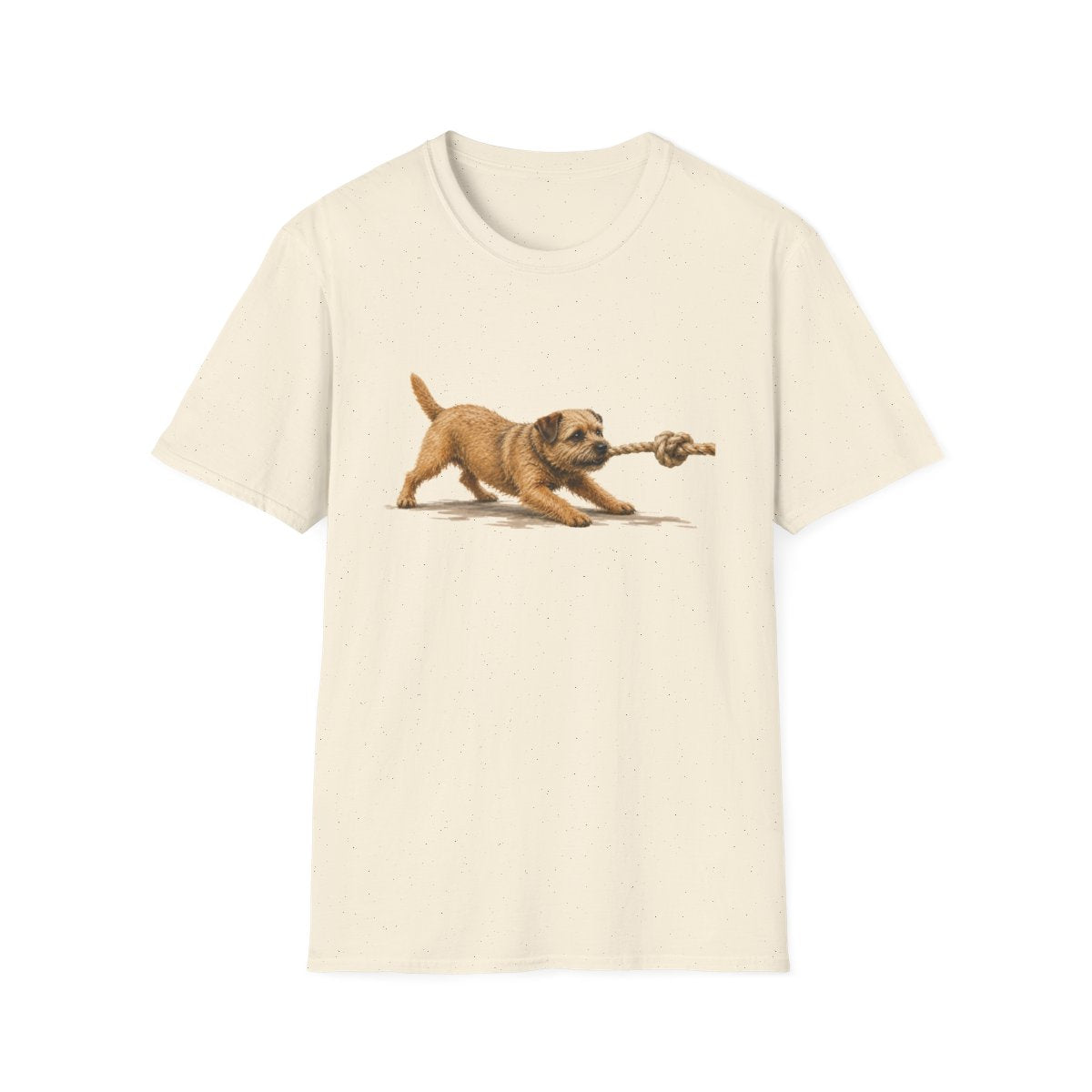 It's Mine Border Terrier Tee - Natural