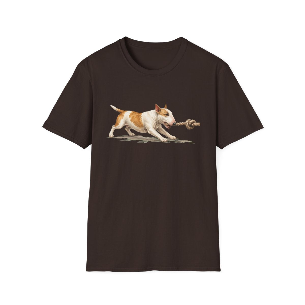 It's Mine Bull Terrier Tee - Dark Chocolate
