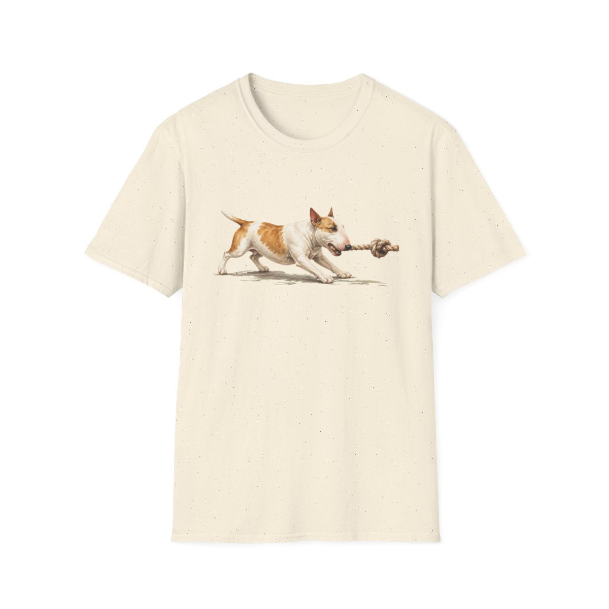 It's Mine Bull Terrier Tee - Natural