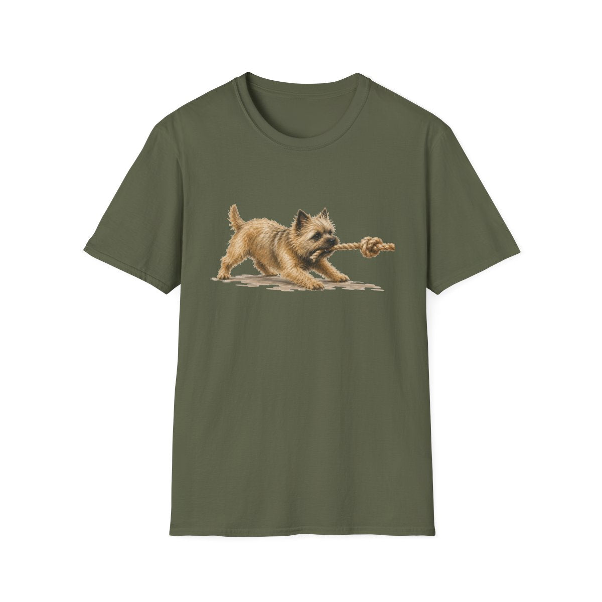 It's Mine Cairn Terrier Tee - Military Green
