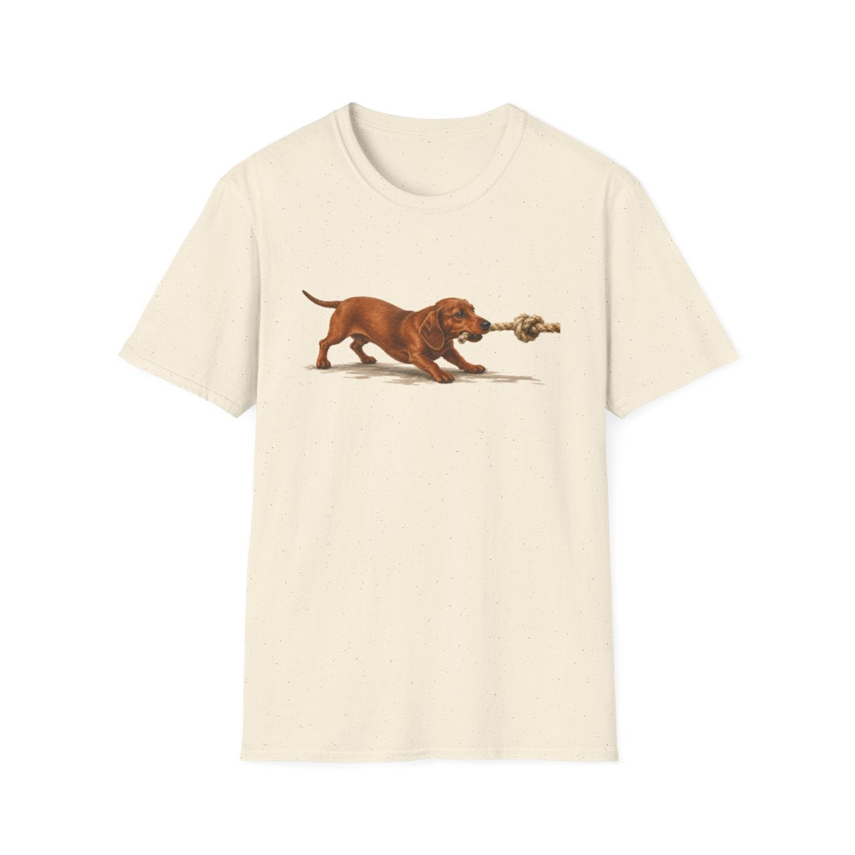 It's Mine Dachshund Tee - Natural