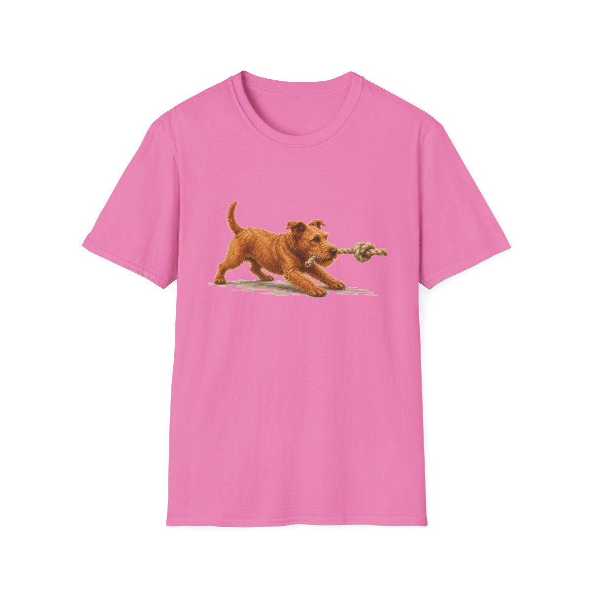 It's Mine Irish Terrier Tee - Azalea