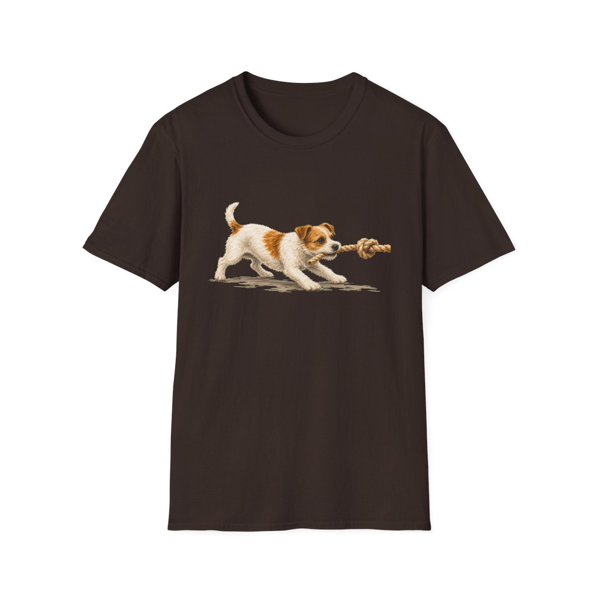 It's Mine Jack Russell Terrier Tee - Dark Chocolate