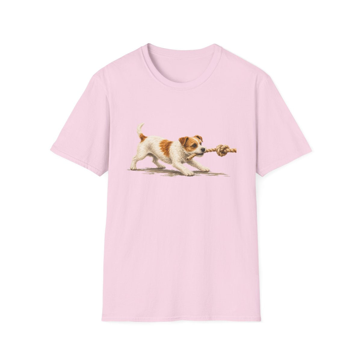 It's Mine Jack Russell Terrier Tee - Light Pink