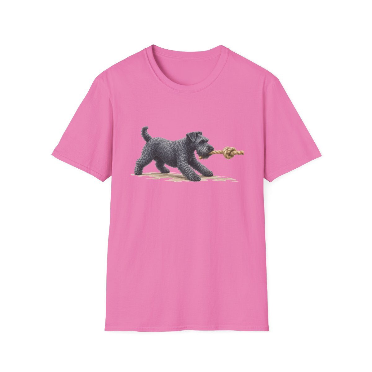 It's Mine Kerry Blue Terrier Tee - Azalea
