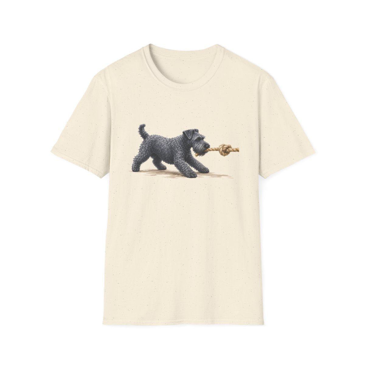 It's Mine Kerry Blue Terrier Tee - Natural