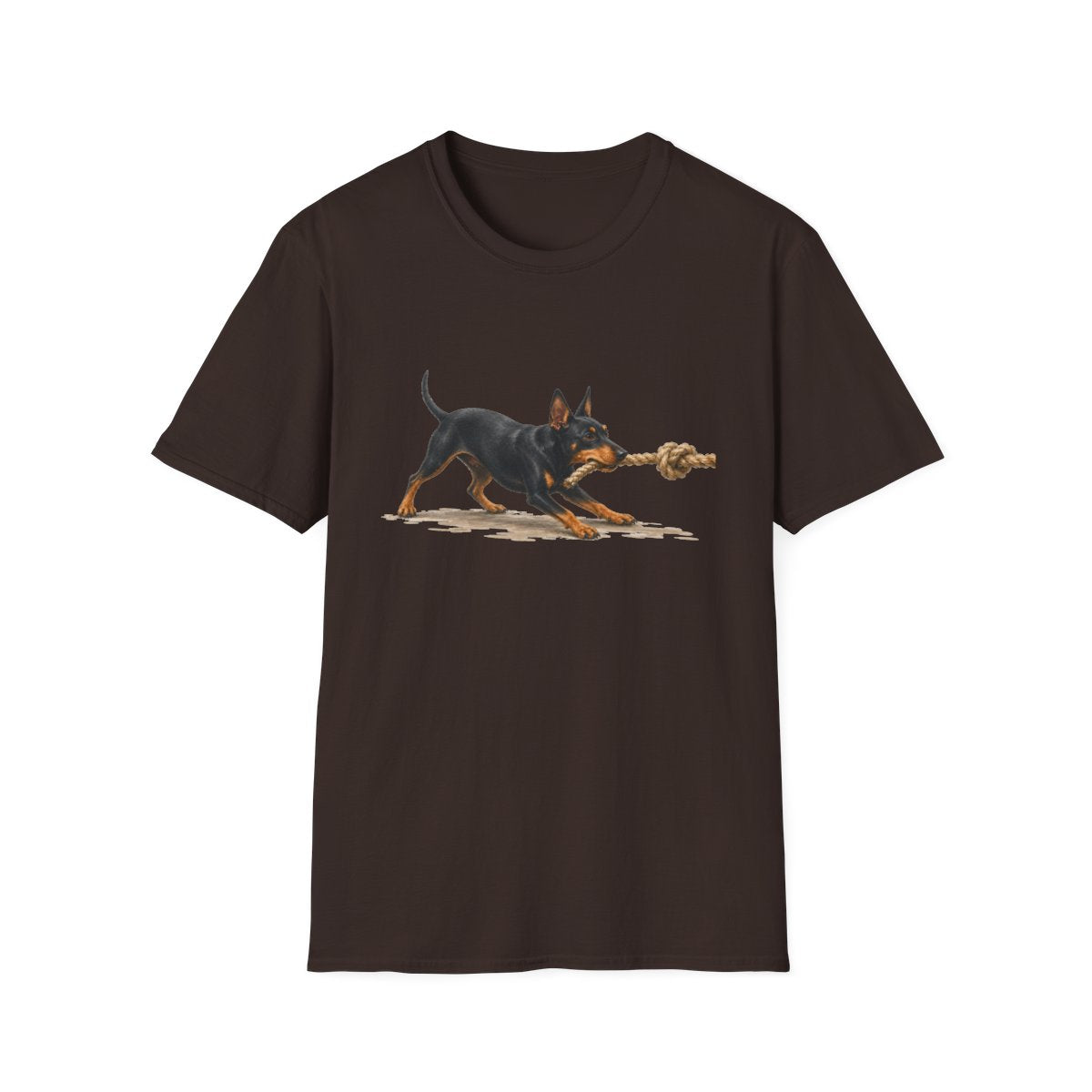It's Mine Manchester Terrier Tee - Dark Chocolate