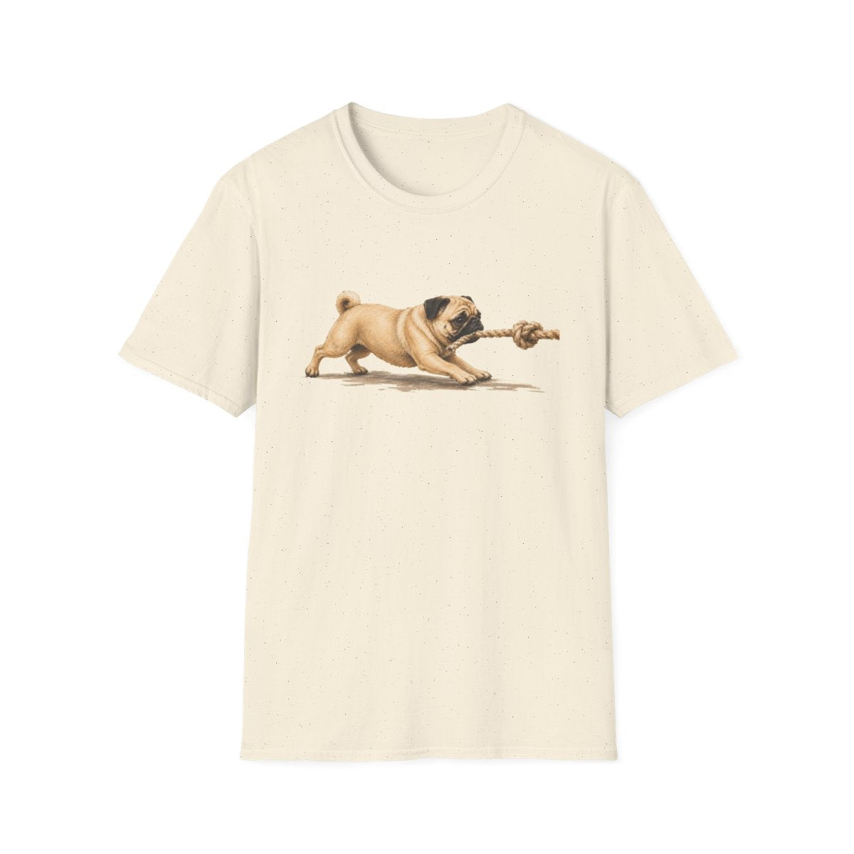 It's Mine Pug Tee - Natural