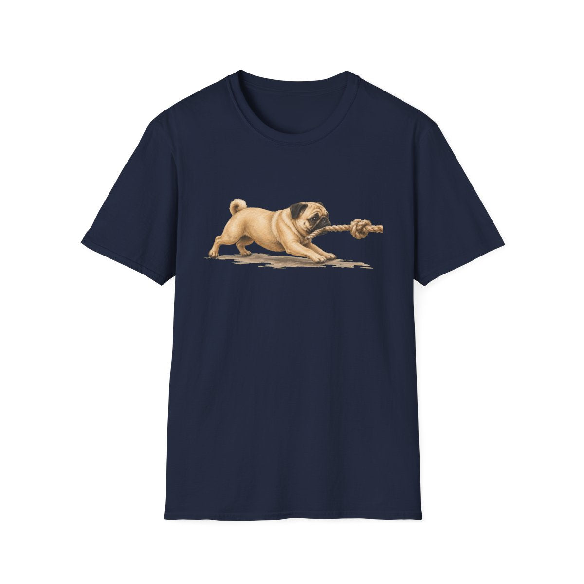It's Mine Pug Tee - Navy