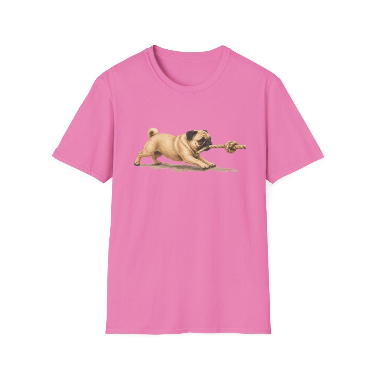 It's Mine Pug Tee - Azalea